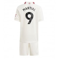 Dres Manchester United Anthony Martial #9 Tretina pre deti 2023-24 Krátky Rukáv (+ trenírky)